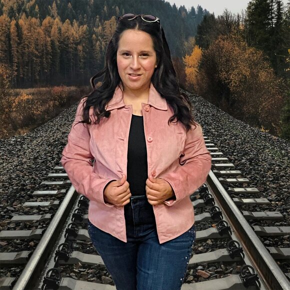 Harold's Vintage Genuine Leather Jacket Button Down Long Sleeve Blazer Collared - Picture 3 of 10